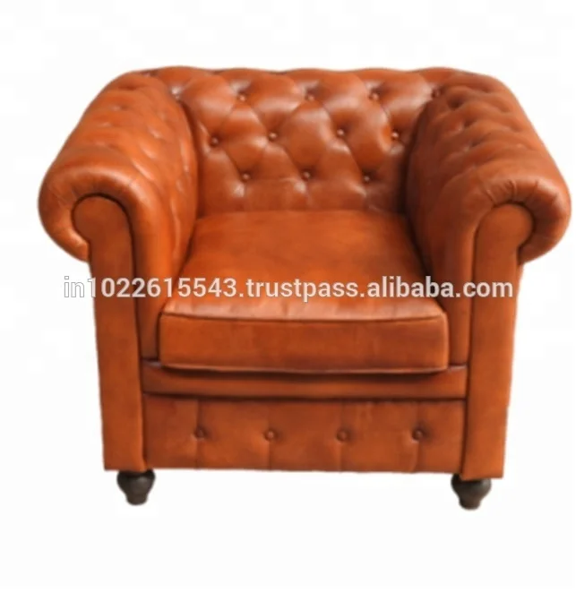Industrial Design Chesterfield 1 seater Sofa