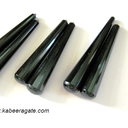 Natural Black Obsidian Massage Wand Wholesale Obsidian Massage Wands