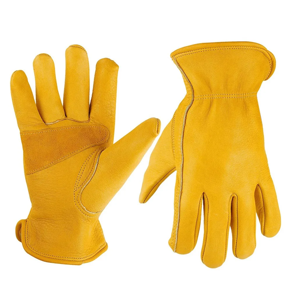 Large Mens Leather Gloves high quality working gloves Large Mens Leather Gloves