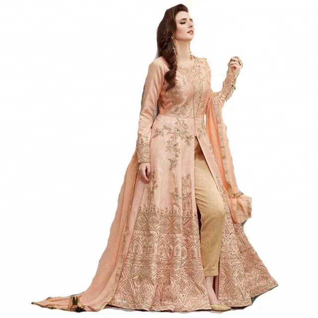 Designer long Net Salwar Kameez / Salwar Kameez Women / Pakistani Wedding Salwar Kameez
