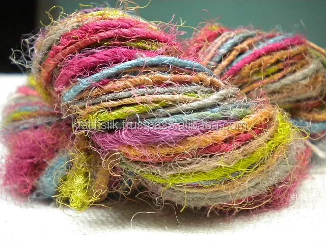 
RECYCLE SARI SILK YARN 