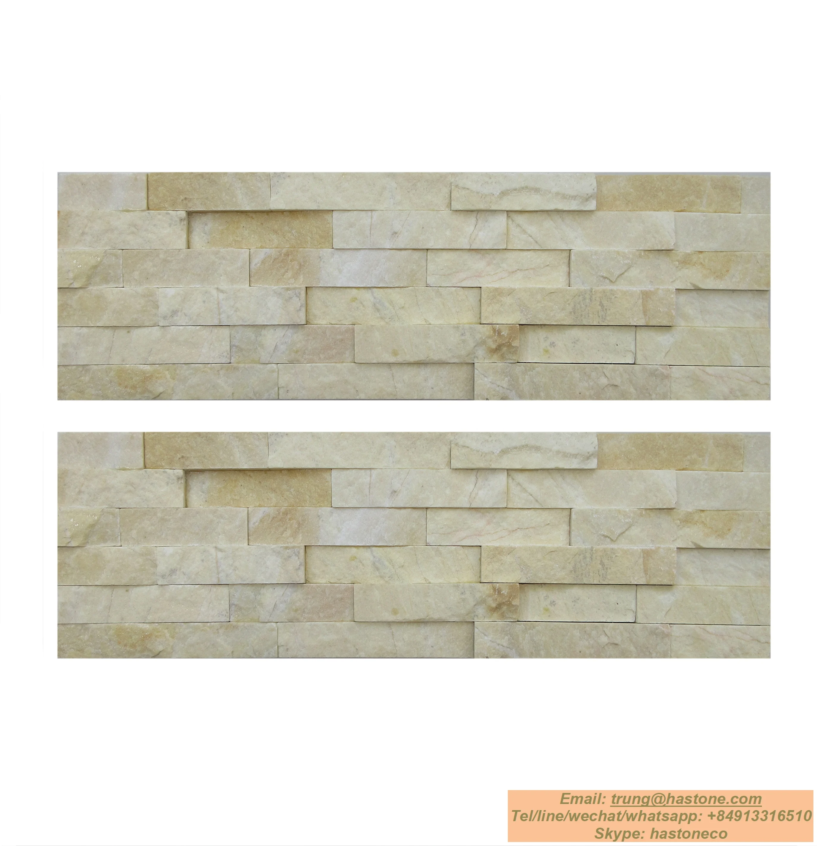 YELLOW CULTURE STONE FOR WALL