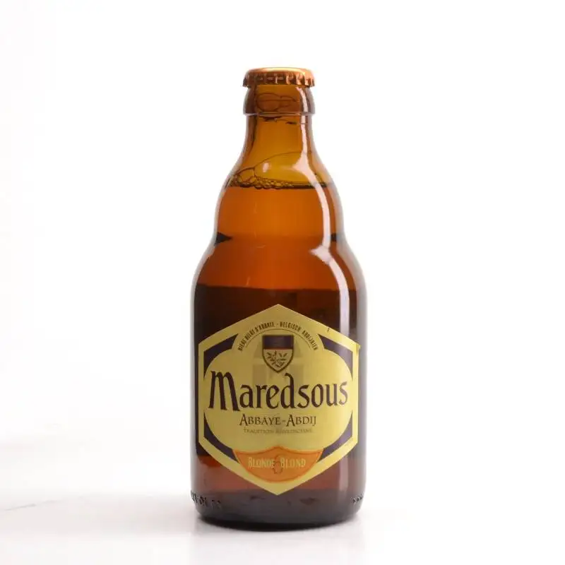 Manufactured Maredsous 6 Blond Abbey Beer Belgium European Beer 33cl bottle 6% 24 units in a box
