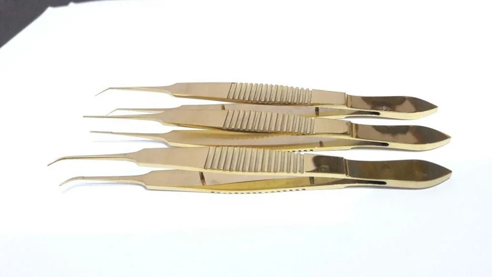 
Top Quality Eyelashes Eyebrow Tweezers Fine Tips Stainless steel 