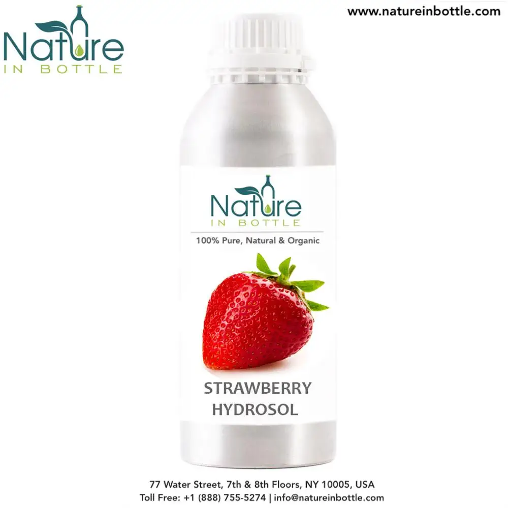 Organic Strawberry Hydrosol | Strawberry Fruit Water - 100% Pure and Natural at bulk wholesale prices