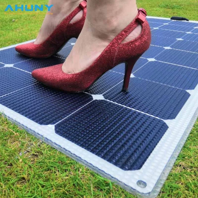 110w walkable anti slippery solar panel ETFE surface semi flexible solar panel for RVs boats campers and similar applications
