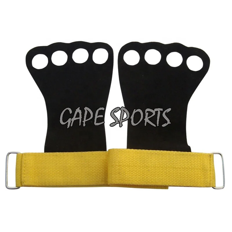 Wholesale Weightlifting Palm Grip Genuine Leather OEM Custom Logo Gym Exercise Protect your Hand palm grip