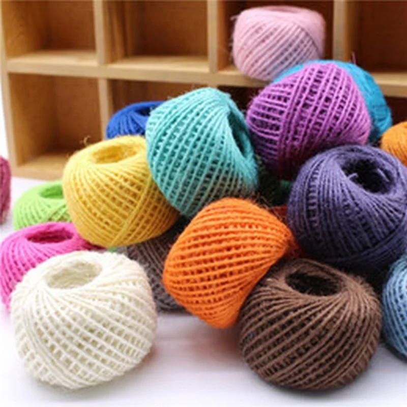
Dyed Color Twisted Jute Twine 