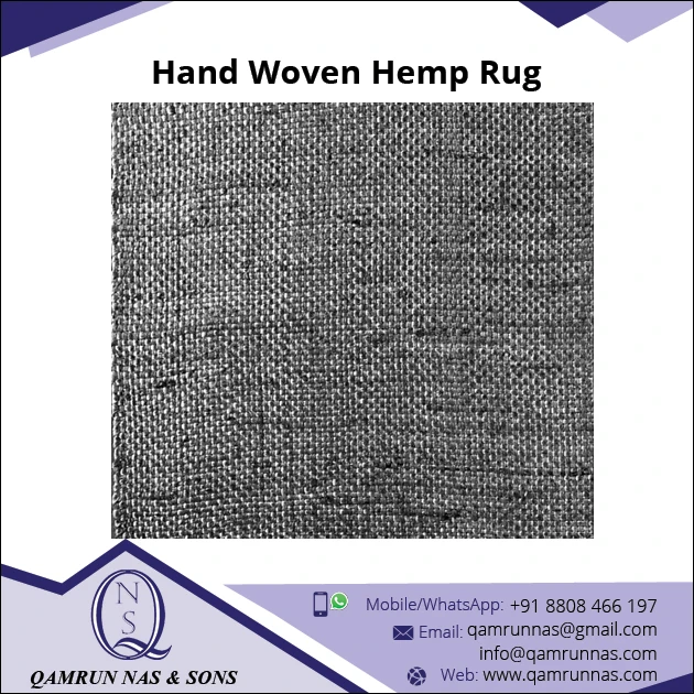 Elegant Design Anti-slip Home Use Indian Hemp Jute Rugs Door Rug classy look for office use