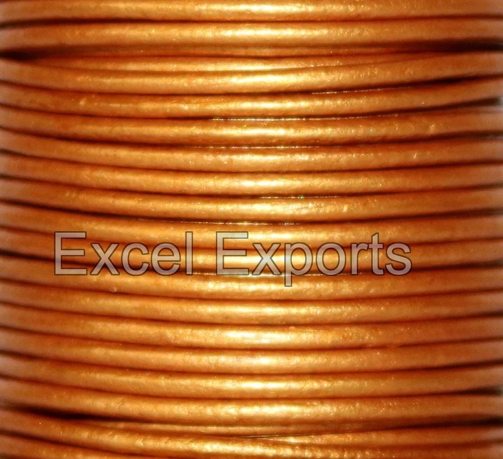 Premium Leather Cords genuine leather straps beading wire straps for belting braiding jewelry making.