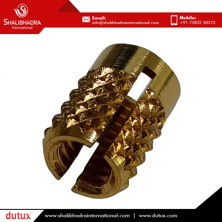 Thermoplastic and Thermoset Custom Square Brass Insert Nuts India