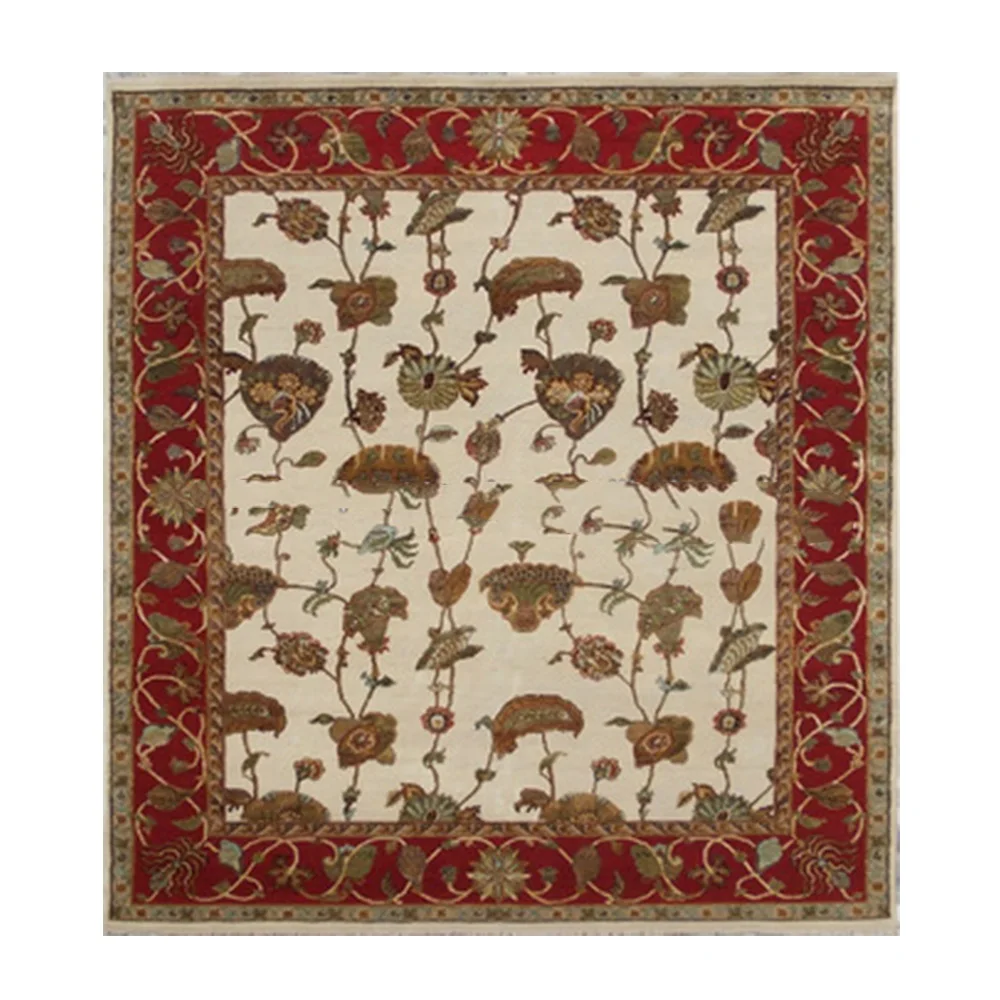 Custom Made Hand Knotted Persian Carpets Area Rugs Premium Quality Low Prices Customized Designs Sizes Shapes Colors Wool & Silk