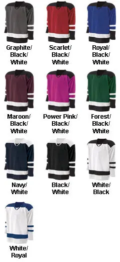 Ice Hockey Shirts Custom Hockey Jersey Golden Sublimation Embroidery Unisex OEM Customized Anti Technics Logo Style Time Knights