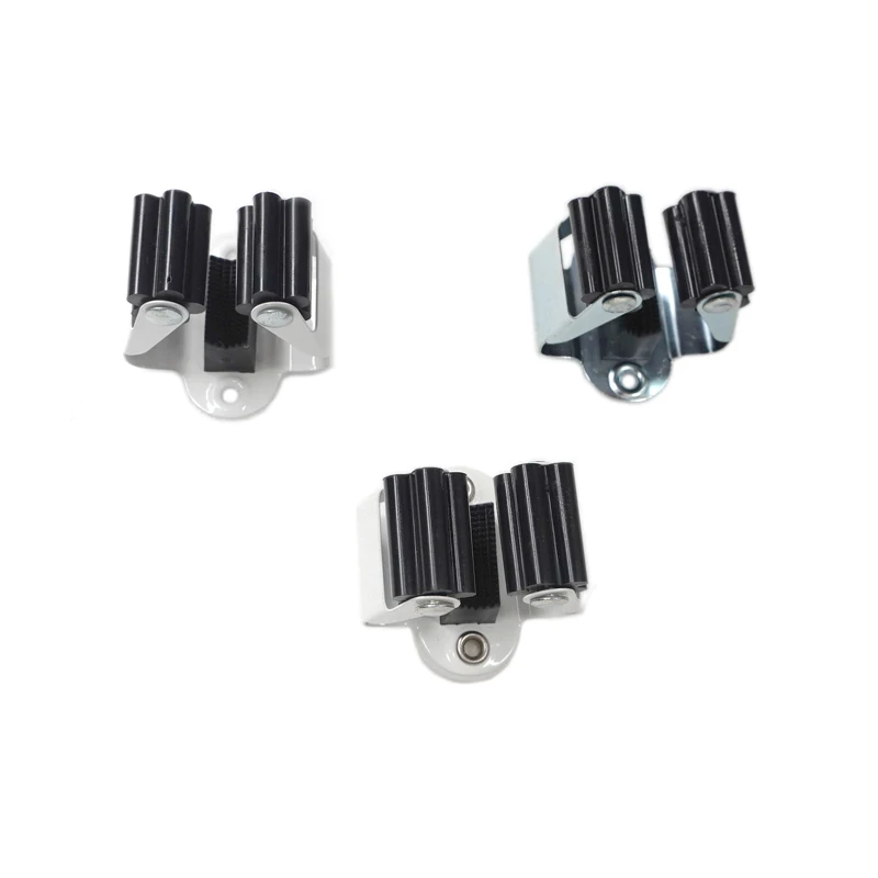 BROOM MOP HOLDER, BROOM GRIPPER HOLD SELF ADHESIVE REUSABLE NO DRILLING SUPER ANTI-SLIP WALL MOUNTED STORAGE RACK