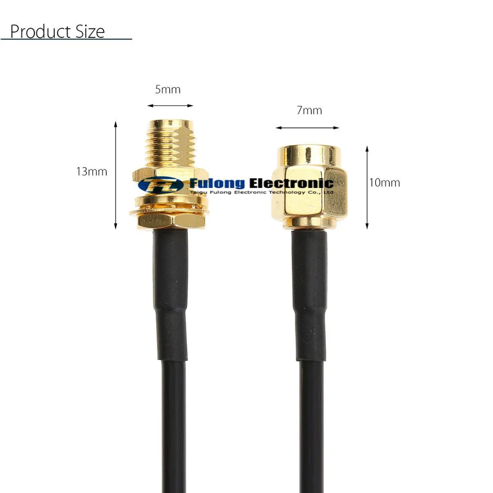 wireless Antenna Extension Cable RP SMA Male to Female Interface Adapter WiFi Antenna AF Coaxial Cable