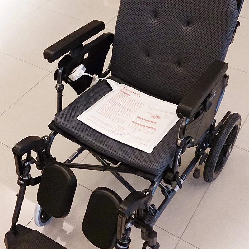 Ward Nursing Wheelchair with Alert Weight Sensor Pad for Chair