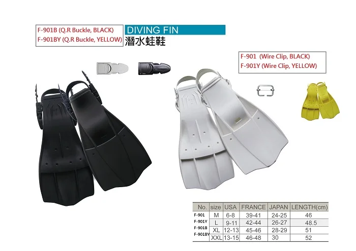 
Wholesale Taiwan Training Fins Soft / Good Performance Quality Adult Diving Fins 