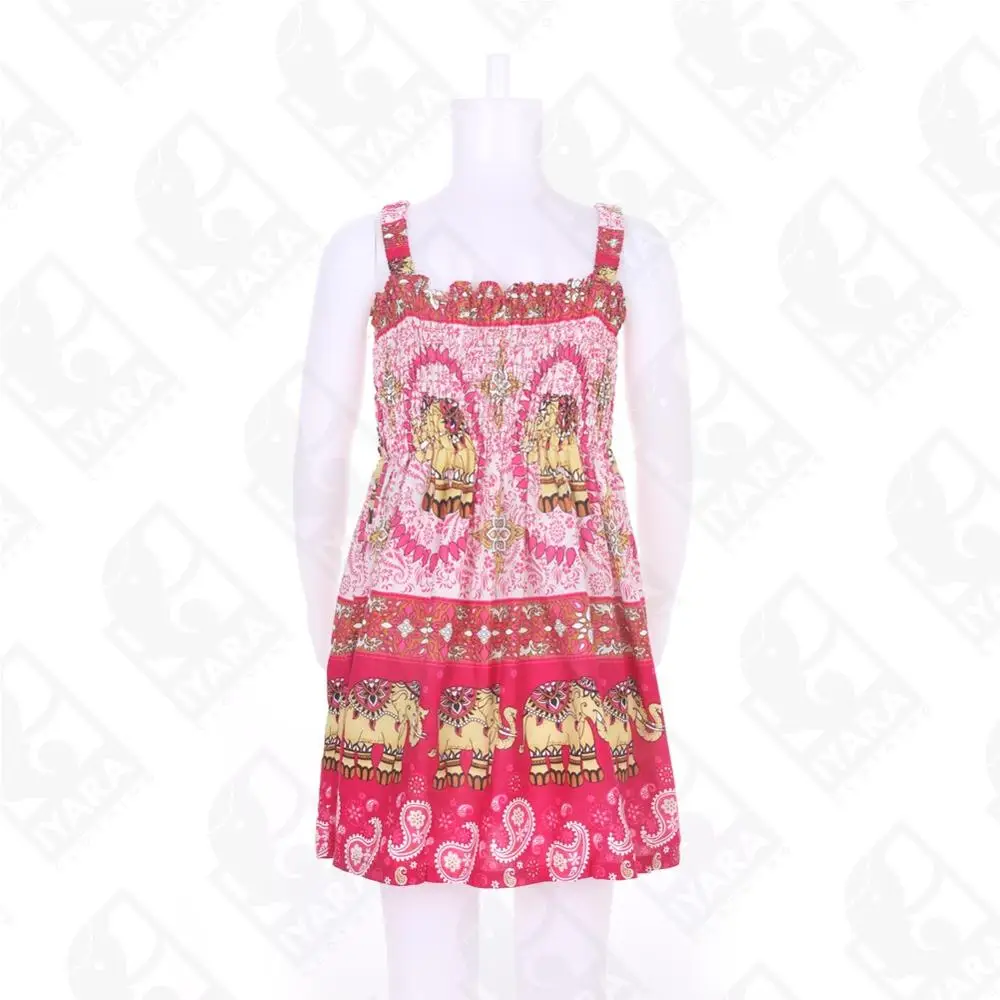 Short Elephant Sexy Girl Beachwear Dress
