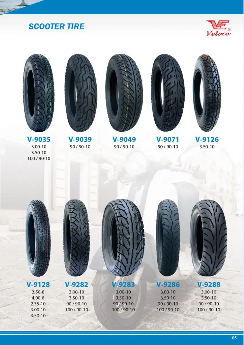 Taiwan technology, High-quality and Safety Scooter Motorcycle tire Made in Vietnam