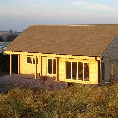 
Energy Efficient Prefab House Kit Print Residential Log Cabin Low Carbon Foot 