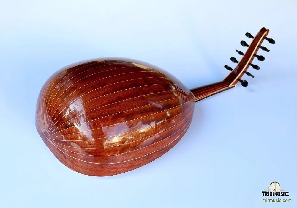 Turkish Professional Rose Louta Lavta Oud String Instrument For Sale HSL-150