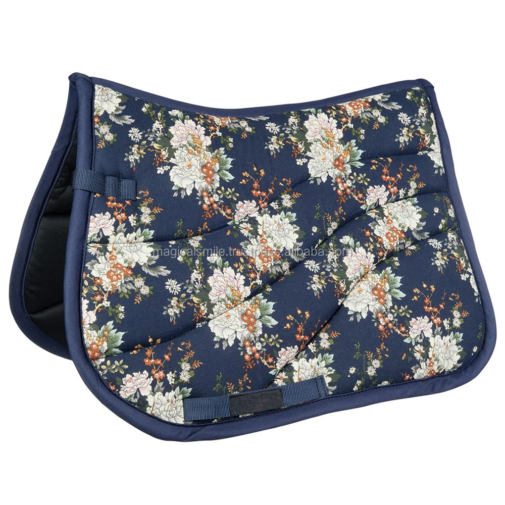 
Saddle Pad Sublimation Printed Flower Saddle Pad 