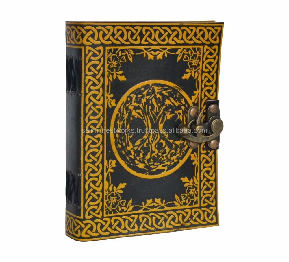 Celtic TREE of LIFE Handmade Leather Pagan Wicca Journal Diary Book of Shadows Wholesaler India