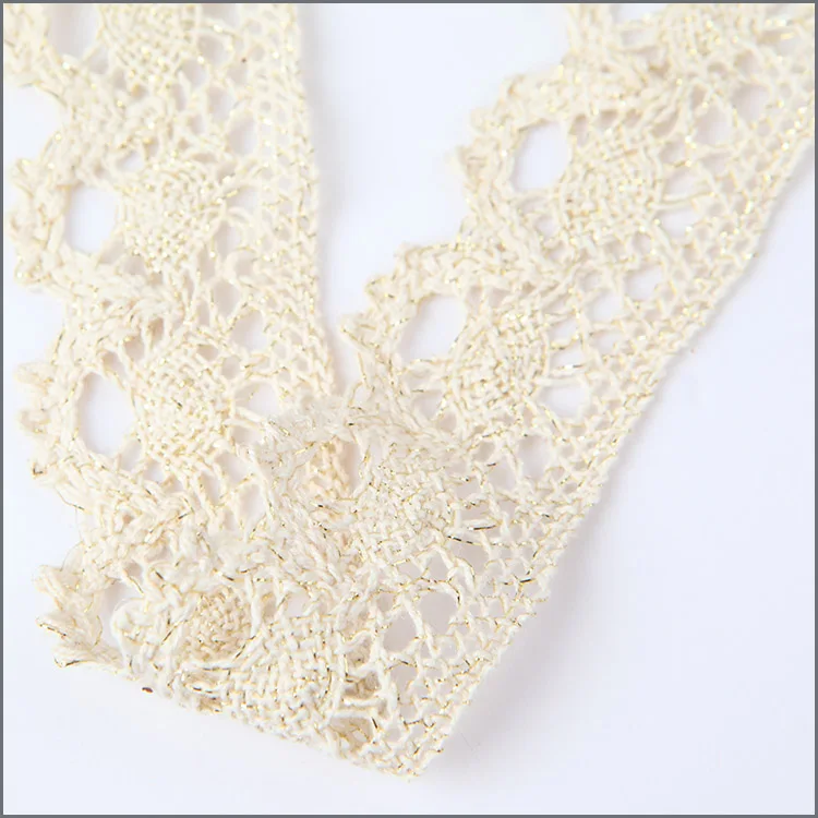 Custom Cotton Crochet Lace Pattern Bobbin  Zigzag  Lace