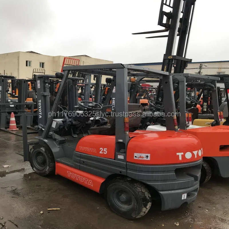 2.5 ton used TOYOTA forklift 2.5ton for sale, FD25 toyota forklift 2.5ton for sale