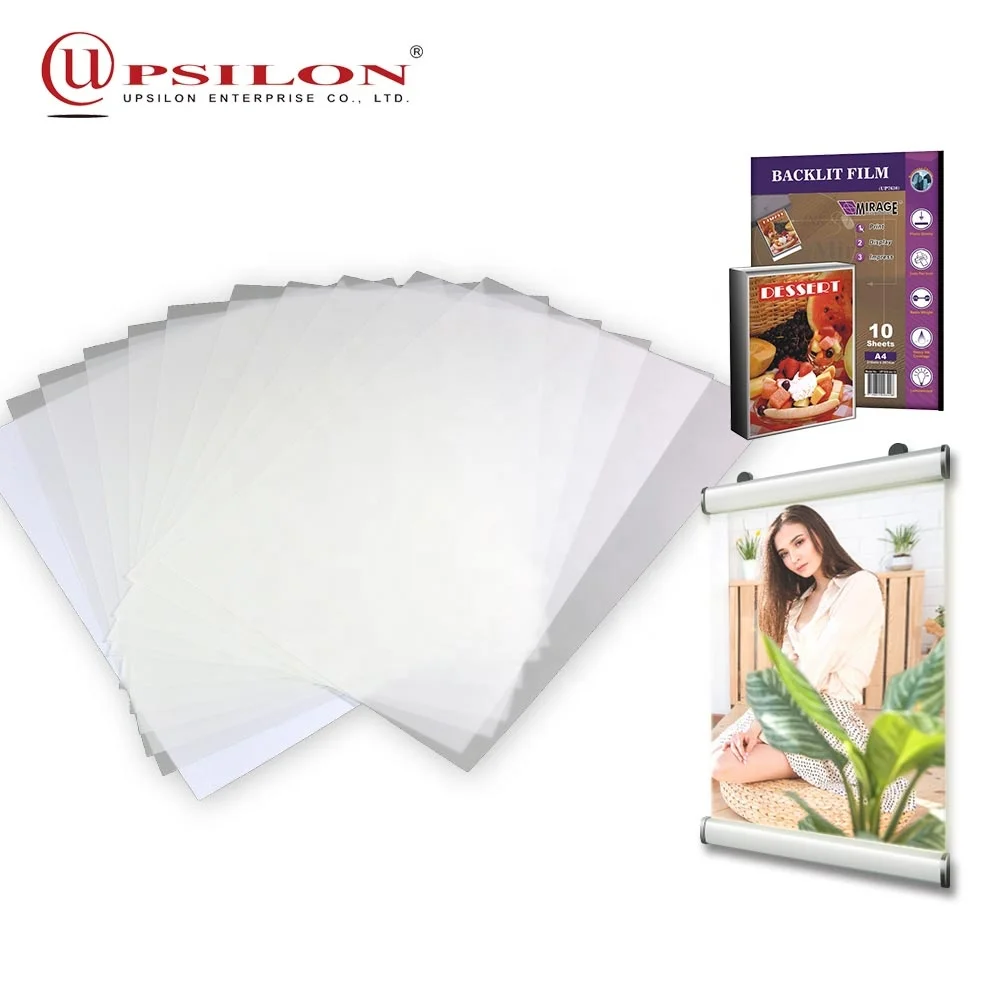 AD Perfect Digital A4 Size Inkjet Lightbox Backlit Film