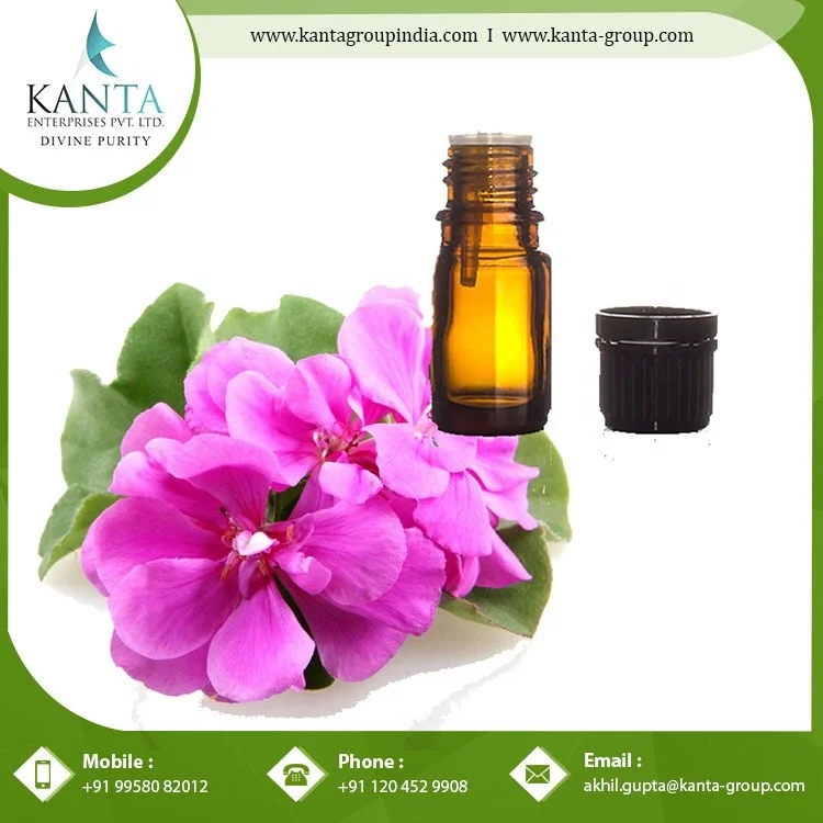 Good Quality Geranium Essential Oil Used for Skin care and Hair Care Direct Factory Supply from India