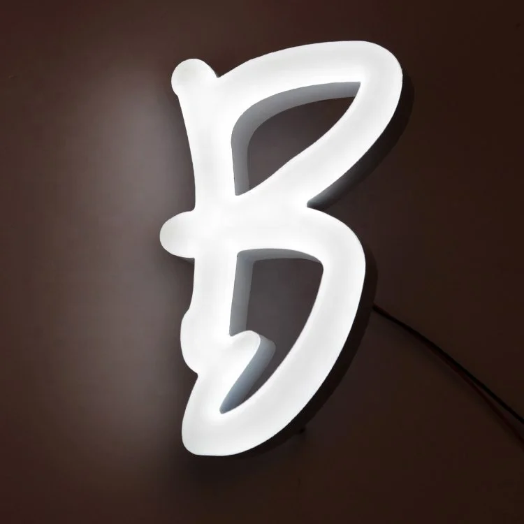 New free design Custom  made neon style 3d thin led acrylic light letters