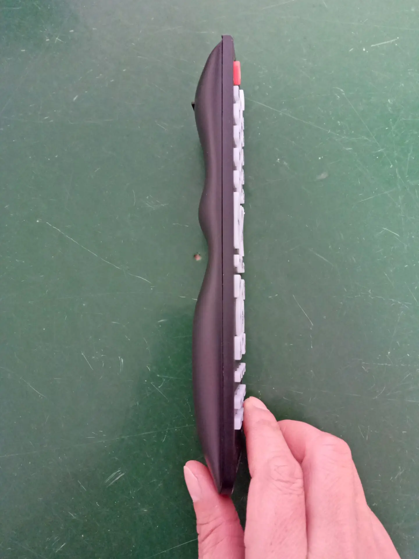 infrared mini star tv remote control back light transparent button