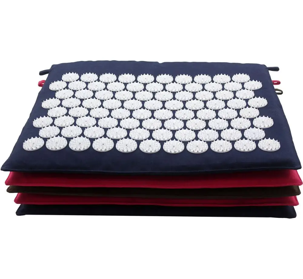 Индийское производство Пользовательский логотип и фирменная эко-йога акупрессурный шип мини Шакти-коврик купить оптом