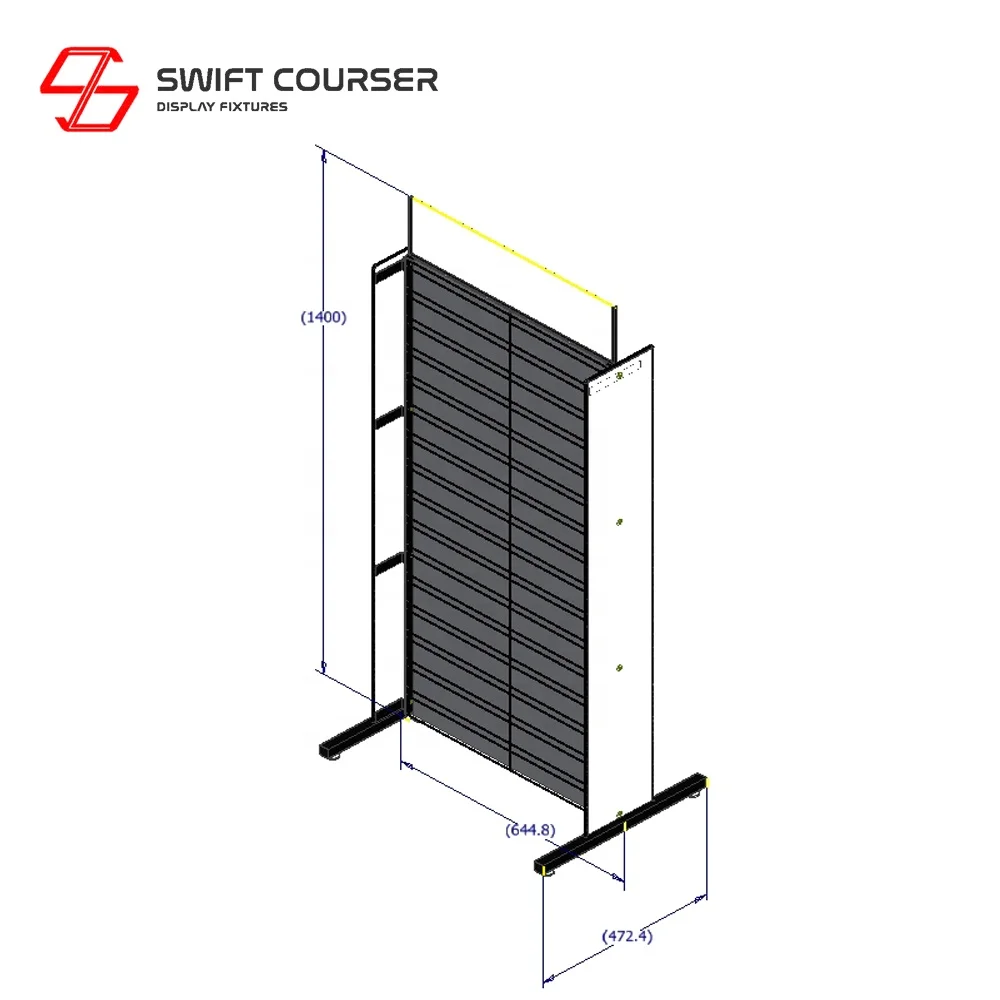 Double sided custom lady flip flops display for shoe store advertising