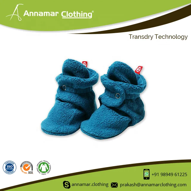 Indian Supplier Pure Organic Cotton Baby Booties