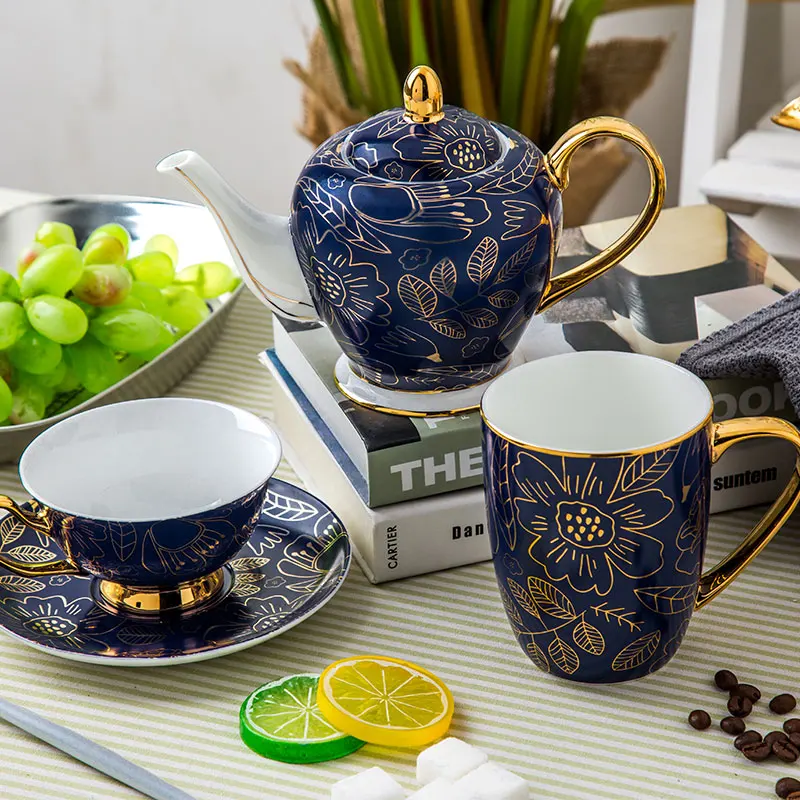 Modern Design Bone China Afternoon Tea Time High Tea Set