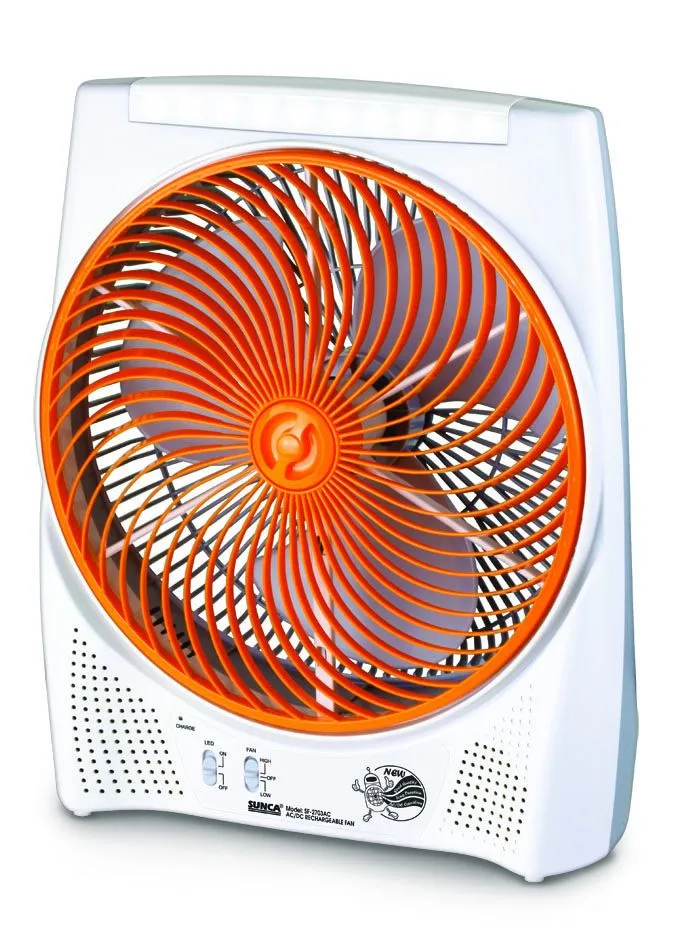 RECHARGEABLE BOX FAN(SF-2703AC/SF-2703BC/SF-2703ACU/SF-2703BCU)