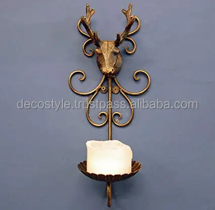 Antler wall Candle sconce