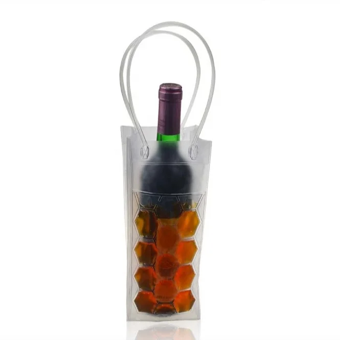  Beer Cooling Gel Holder Carrier Portable Liquor Ice-cold Tool Pvc New Wine Bottle Freezer Bag Chilling Cooler Ice