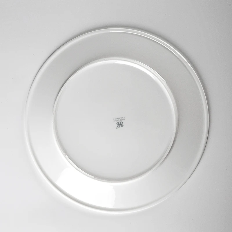 20 Years Experience White Round Ceramic Manufacture Antique Plate Porcelain Best Dish For Restaurant