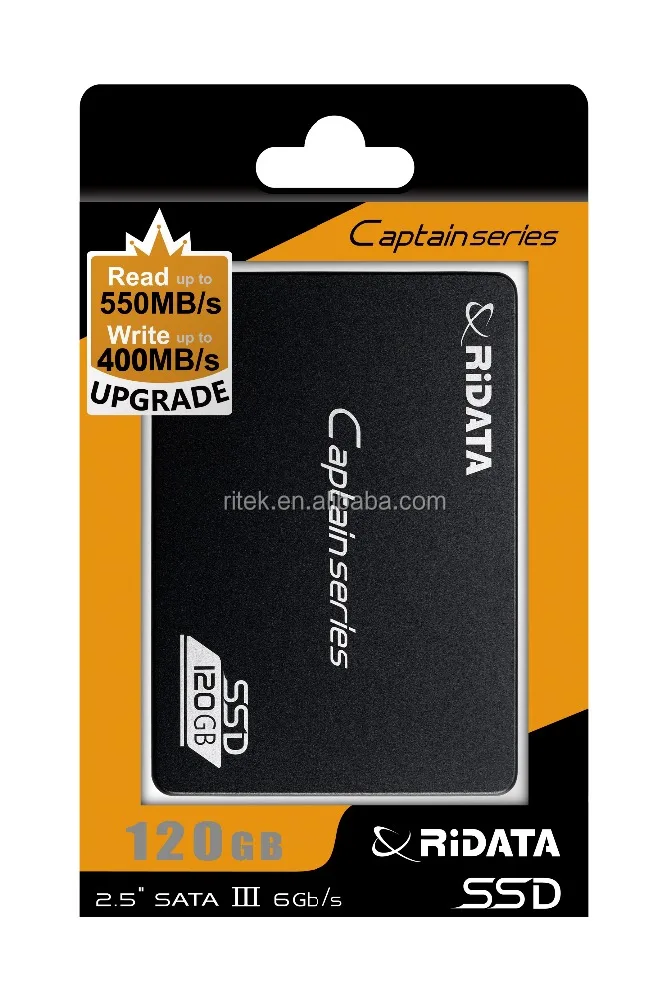 RiDATA Captain series SSD 120GB for saving computer data