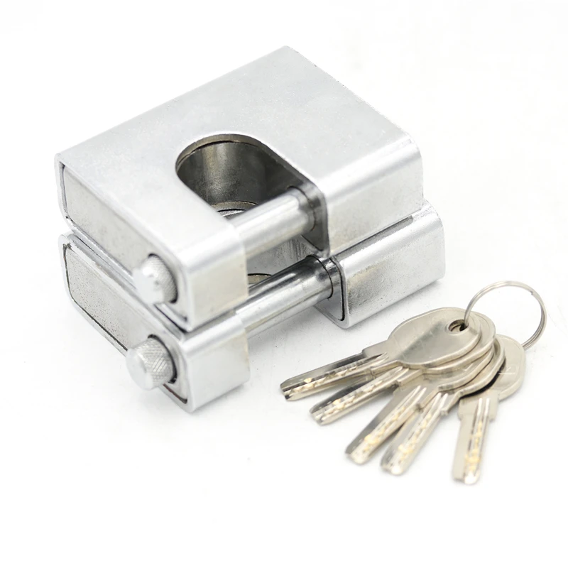 
Top Sale Safe 5 Brass Keys Iron Body Brass Cylinder Heavy Duty Padlock Size 84-94-104mm 