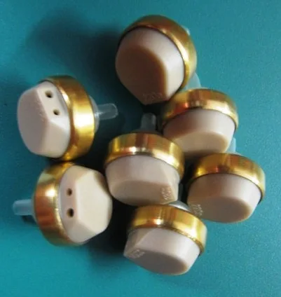 hearing aid speaker receiver 2 pin Golden color hearing aid accessories 2 pin gold earphone