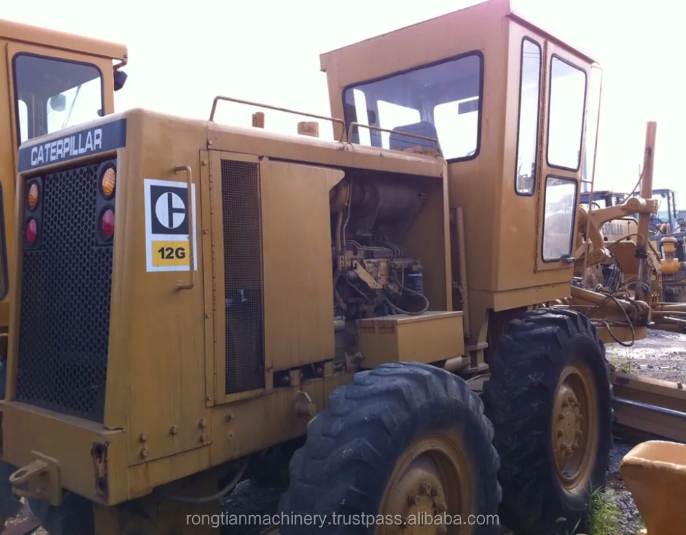 Strong Power Equipment 12G CAT Model for heavy work / Working Condition Motor Grader for sale