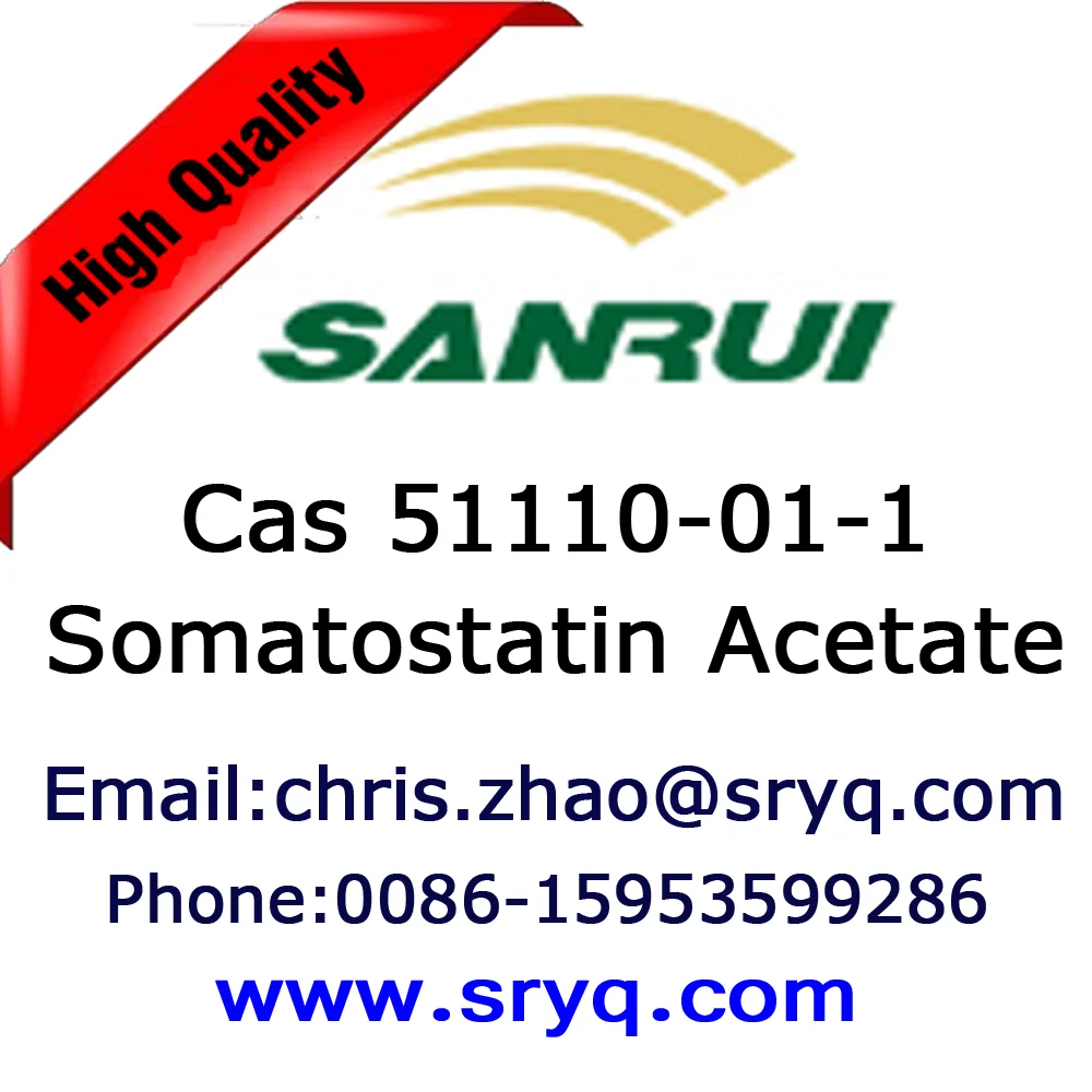 
Growth hormone Somatostatin Acetate, High purity Peptide cas 51110-01-1 Somatostatin Acetate 