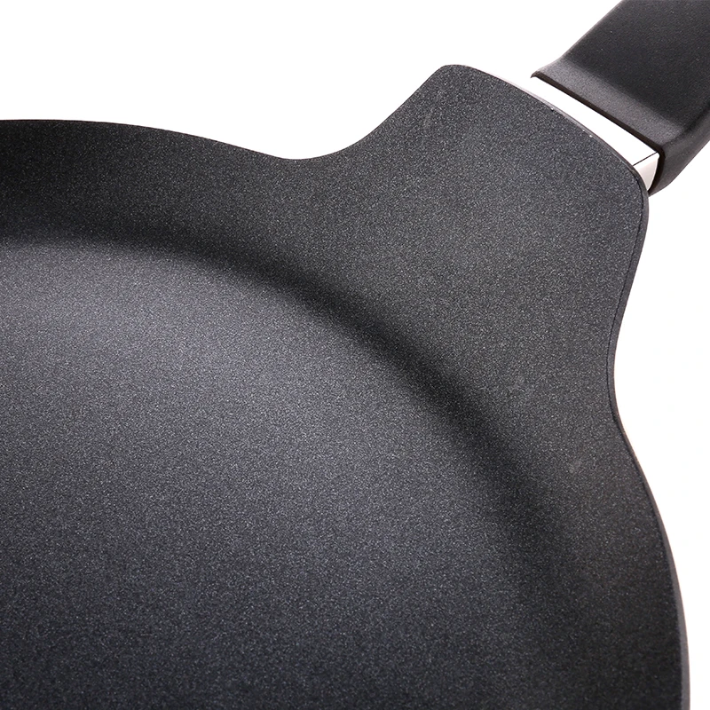 aluminum alloy non-stick coating die cast crepe pan with bakelite handle
