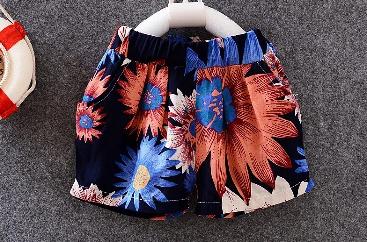 Hao Baby Summer Chiffon Set Silk And Satin Kid Two-Piece Cool Summer Suit With Children Big Eyes Pattern Suit