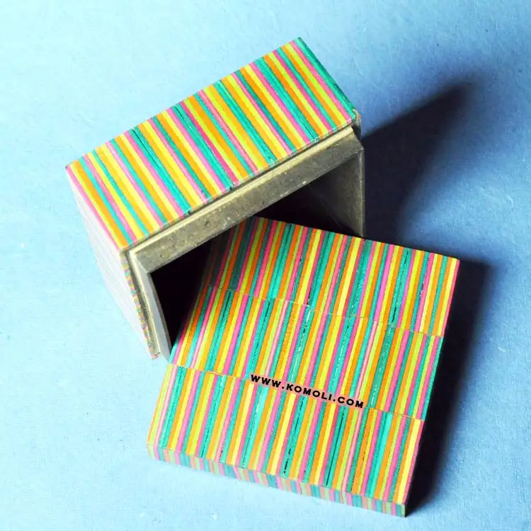 Indian Handmade custom shape wooden jewelry decorative box