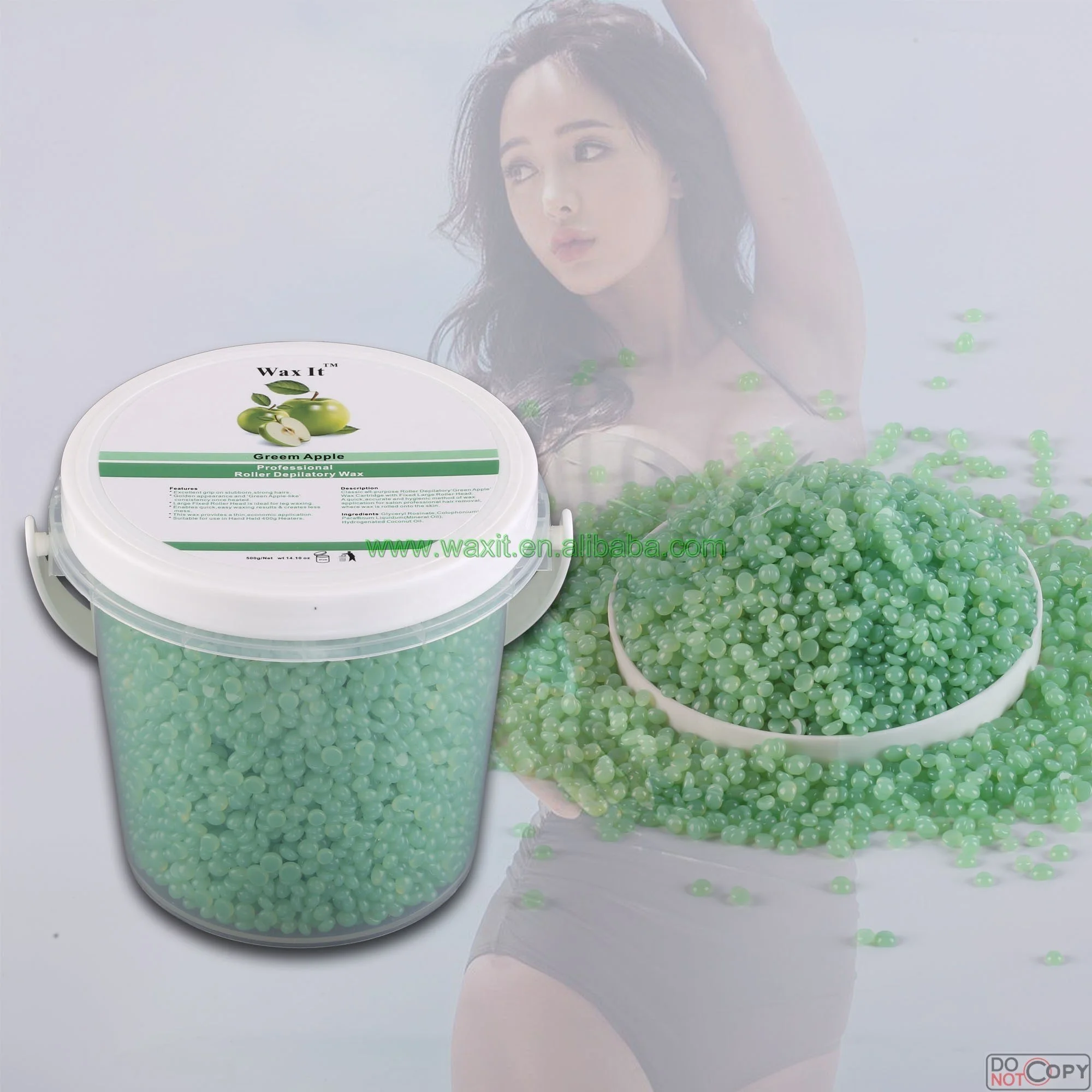 
GuangDong Factory Wholesale Private Label Hard Hair Removal Depilatory Wax Beans For Body Waxing 